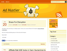 Tablet Screenshot of adhustler.com